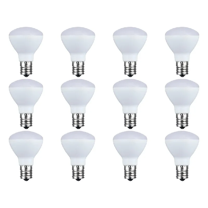Industrial Lighting for Metal Fabrication Shops3.5 Watt - R14 LED - Intermediate Base - 3000K CCT - Frost Finish - 120 Volt - 12-Pack
