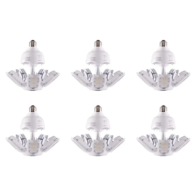 Industrial Lighting for Electronics Manufacturing30 Watt LED HID Replacement - 5000K - Medium base - Adjustable Beam - Type B Ballast Bypass - 6-Pack