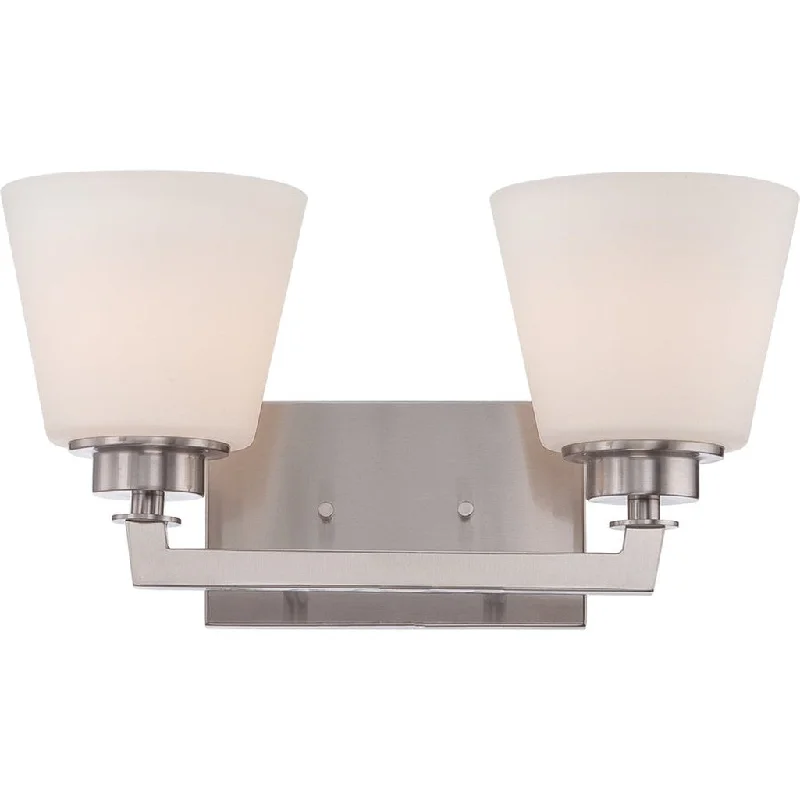 Industrial Lighting with High CRI (Color Rendering Index) for True Color PerceptionMOBILI - 2 LIGHT VANITY FIXTURE