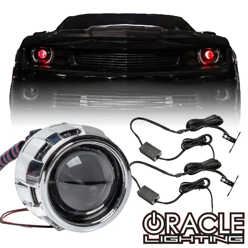 Contemporary track lighting in black finishORACLE "Demon Eye" ColorSHIFT Projector Illumination Kit Contemporary track lighting in black finishORACLE "Demon Eye" ColorSHIFT Projector Illumination Kit