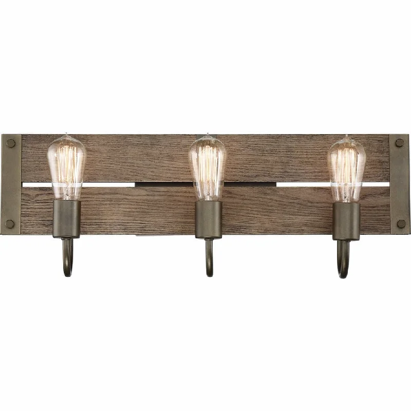 Adjustable Industrial Lighting for Flexible IlluminationWINCHESTER 3 LIGHT VANITY