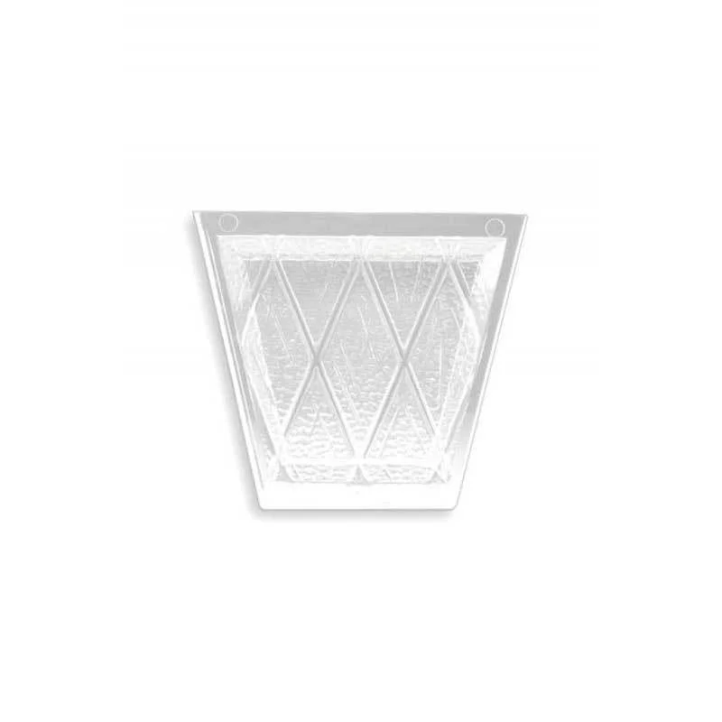 High - lumen track lighting for bright spacesWave Lighting 144 Colonial, Saxony & Vanguard Wall Mount Clear Beveled Diamond Lens