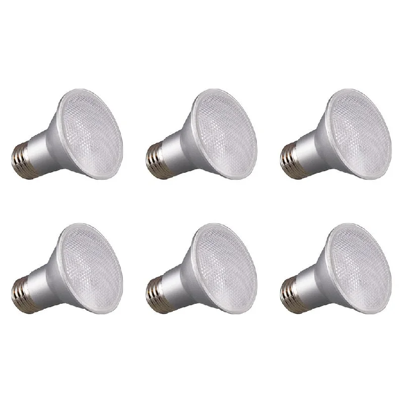 Industrial Lighting for Chemical Plants6.5W - PAR20 LED - 2700K - 40 deg. Beam Angle - Medium base - 120V - 6-Pack