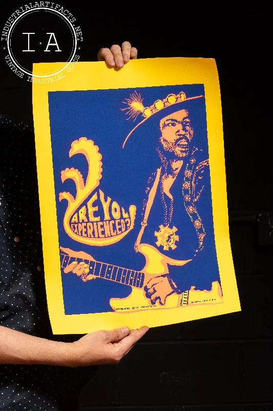 Industrial Exit Sign Lighting for Quick Evacuation1971 Jimi Hendrix "Are You Experienced?" Black Light Print by Pro Arts