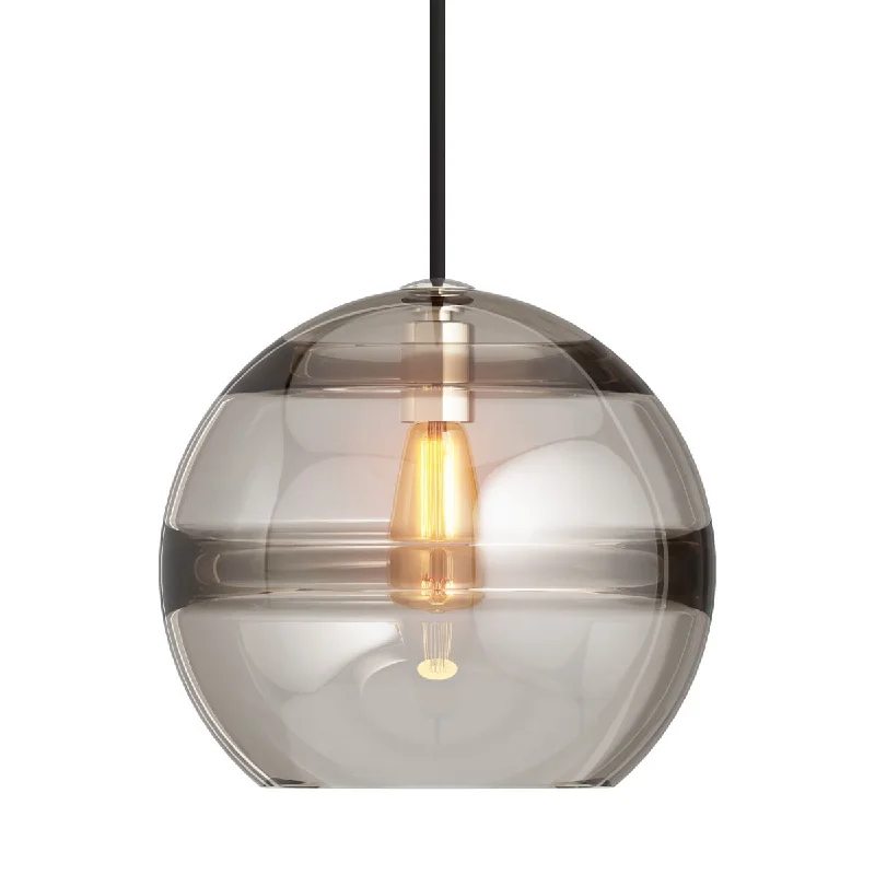 Explosion - Proof Industrial Lighting for Hazardous LocationsSedona Medium 8 in. LED Pendant Transparent Smoke Satin Nickel Finish Explosion - Proof Industrial Lighting for Hazardous LocationsSedona Medium 8 in. LED Pendant Transparent Smoke Satin Nickel Finish