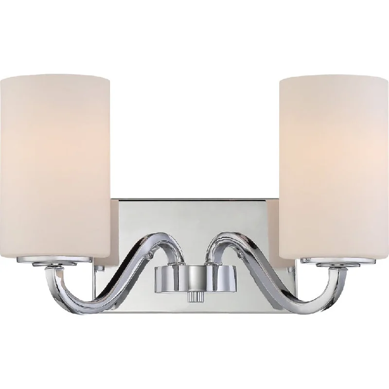 Industrial Lighting with High CRI (Color Rendering Index) for True Color PerceptionWILLOW 2 LIGHT VANITY FIXTURE
