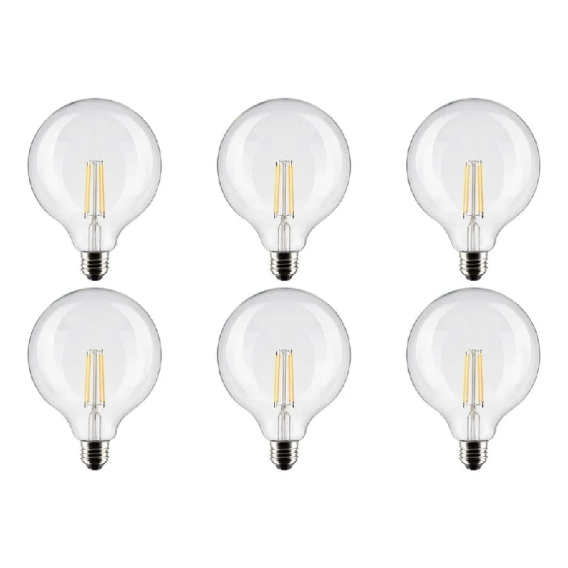 Waterproof Industrial Lighting for Wet Areas8W G40 LED - Clear - Medium base - 90 CRI - 4000K - 120V - 6-PACK Waterproof Industrial Lighting for Wet Areas8W G40 LED - Clear - Medium base - 90 CRI - 4000K - 120V - 6-PACK