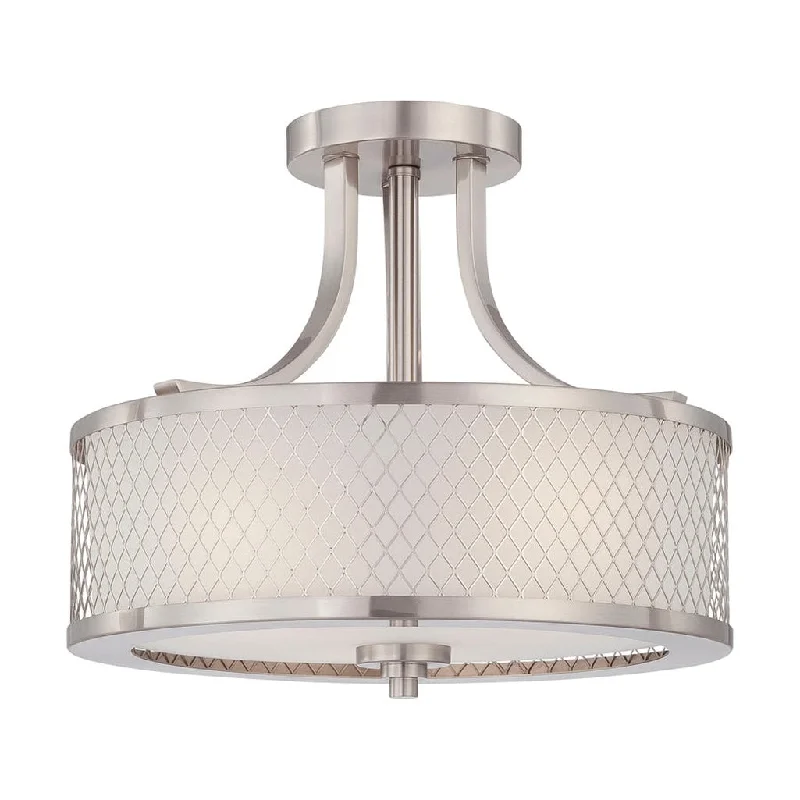 Industrial Ceiling - Mounted Lighting for Assembly PlantsFUSION 3 LIGHT SEMI-FLUSH