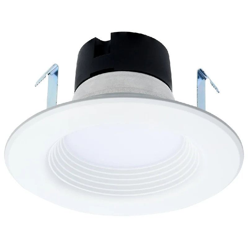 Industrial Flood Lighting for Outdoor Loading Docks6.5 Watt LED Downlight Retrofit - 4 Inch Baffle - CCT Selectable - 12 Volts