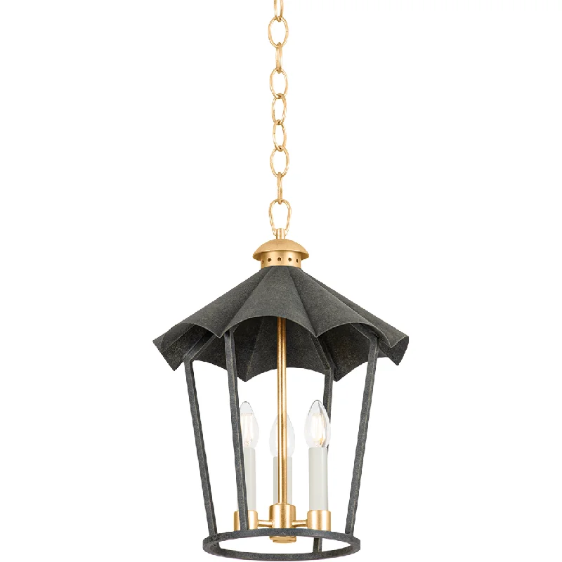 Track lighting with swivel heads for precise aimingWildomar 3-Light Lantern