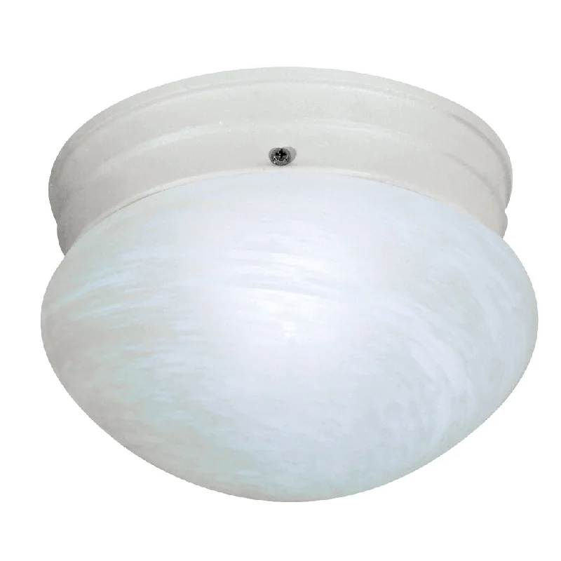 Low - Bay Industrial Lighting Fixtures for Small Factories1 LIGHT 8" FLUSH MOUNT