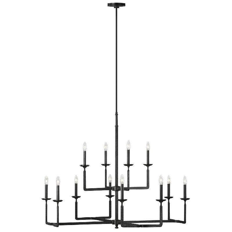 Track lighting for task lighting in workshopsAnsley 2 Tier Chandelier