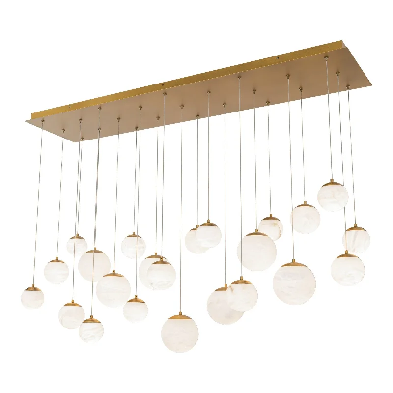 Track lighting with integrated LED driversPisces 23-Light 54" LED Linear Multi Pendant Track lighting with integrated LED driversPisces 23-Light 54" LED Linear Multi Pendant