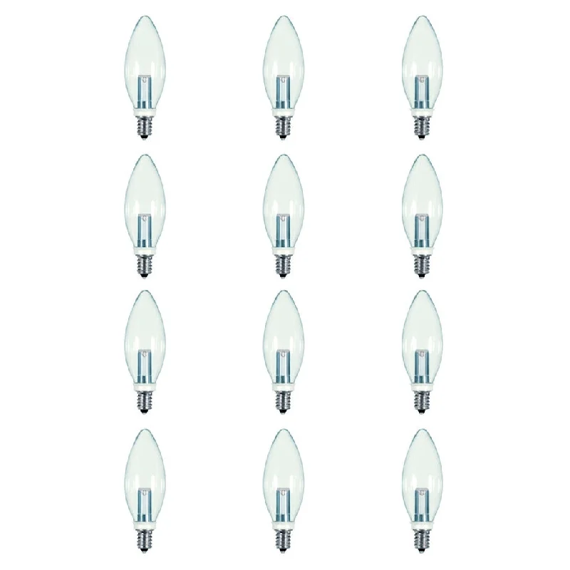 Industrial Task Lighting for Precision Workstations1 Watt LED - BA9 1/2 - Clear - 2700K - Candelabra base - 120V - 12-Pack Industrial Task Lighting for Precision Workstations1 Watt LED - BA9 1/2 - Clear - 2700K - Candelabra base - 120V - 12-Pack