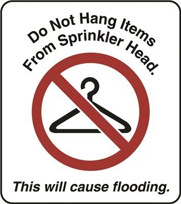 Track lighting with swivel heads for precise aimingHy-Ko Products "Dont Hang Items On Sprinkler" Placard 25 Per Pack