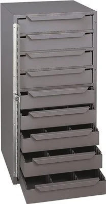 Track lighting for adding a touch of eleganceTruck Van Cabinet 9 Drawer Gray