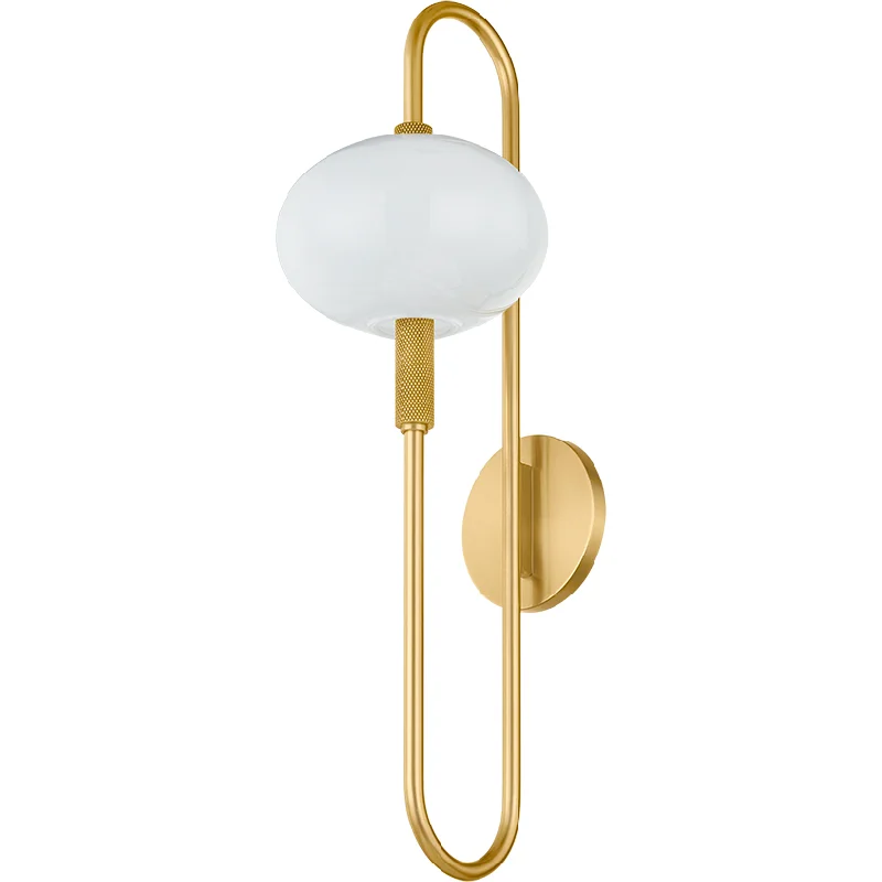 Track lighting with a decorative track designDelphine 1-Light Wall Sconce