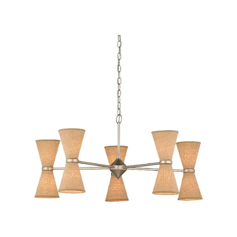 Track lighting with colored glass accentsPennyworth Chandelier
