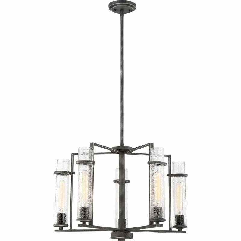 Industrial Ceiling - Mounted Lighting for Assembly PlantsDONZI - 5 LIGHT CHANDELIER