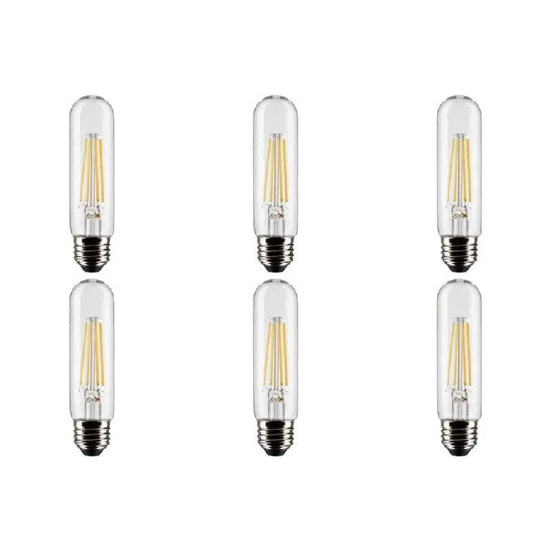 Industrial Lighting for Pharmaceutical Manufacturing8W T10 LED - Clear - Medium base - 90 CRI - 3000K - 120V - 6-PACK Industrial Lighting for Pharmaceutical Manufacturing8W T10 LED - Clear - Medium base - 90 CRI - 3000K - 120V - 6-PACK