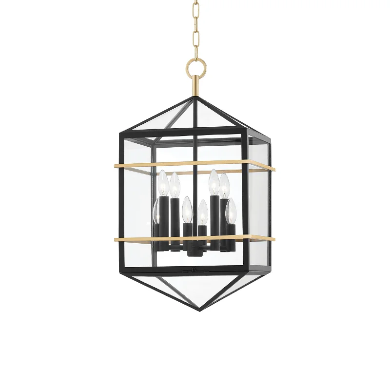 Track lighting with clear glass shadesBedford Hills LED Pendant Light