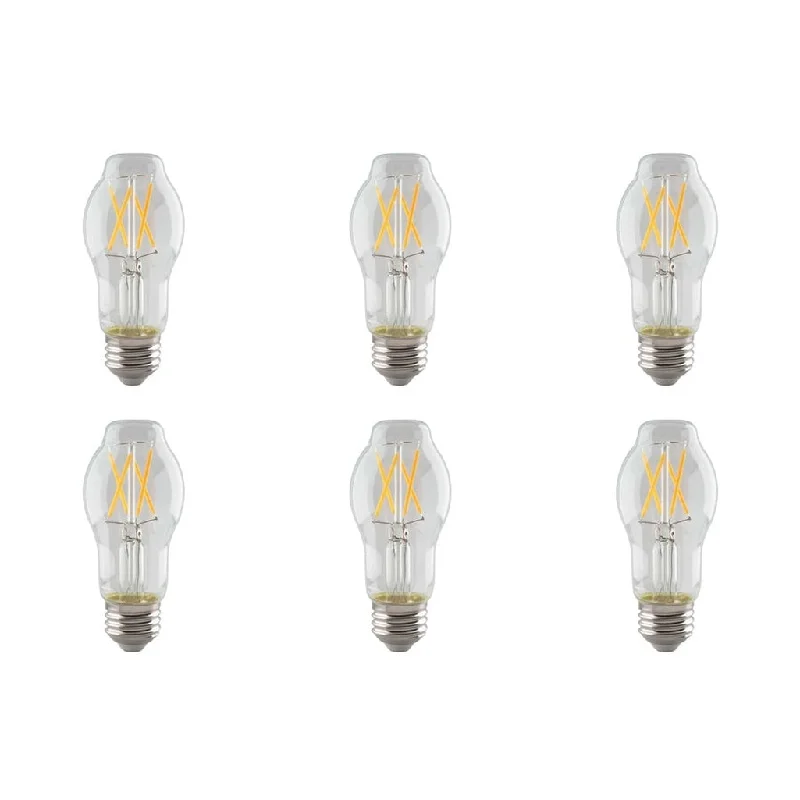 Industrial Lighting for Pharmaceutical Manufacturing5.5W BT15 LED - Clear - Medium base - 2700K - 500 Lumens - 120V - 6-Pack Industrial Lighting for Pharmaceutical Manufacturing5.5W BT15 LED - Clear - Medium base - 2700K - 500 Lumens - 120V - 6-Pack