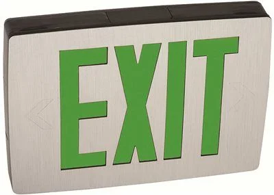 Track lighting for creating a moody atmosphereExtreme Cast-Aluminum Vandal-Resistant Exit Sign Green Track lighting for creating a moody atmosphereExtreme Cast-Aluminum Vandal-Resistant Exit Sign Green