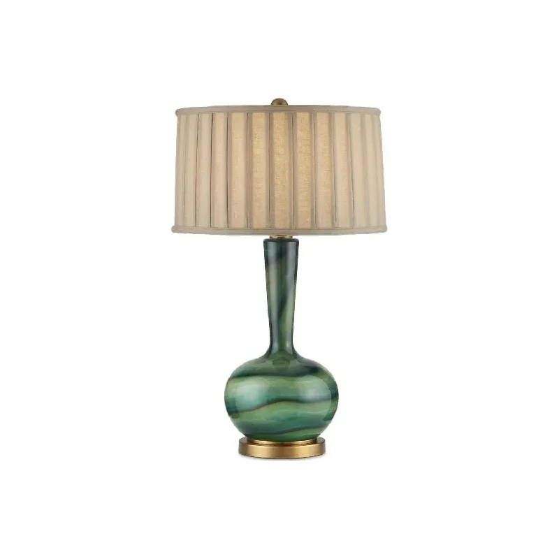 Track lighting with colored glass accentsLamartine Table Lamp