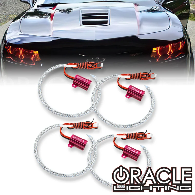 Industrial - style track lighting for lofts2014-2015 Chevrolet Camaro Non-RS ORACLE Dual Halo Headlight Kit (Round Style)