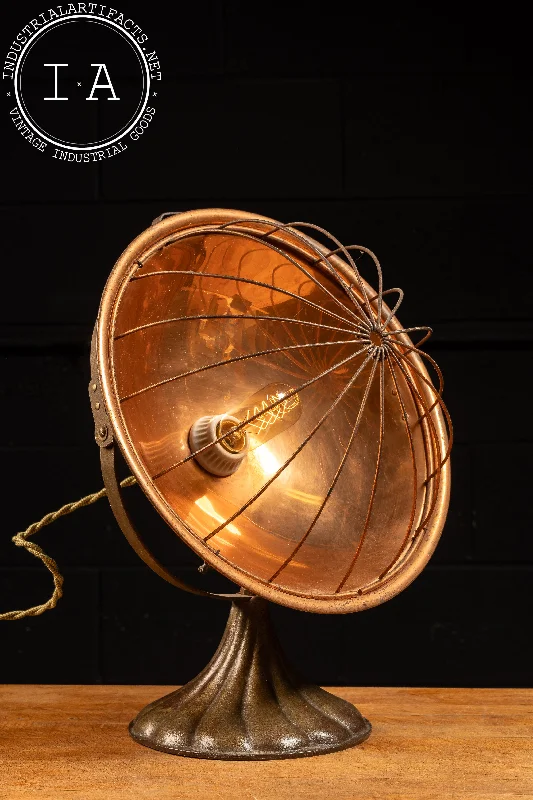 Industrial Lighting for Furniture FactoriesVintage Copper Star-Rite Converted Heater Lamp