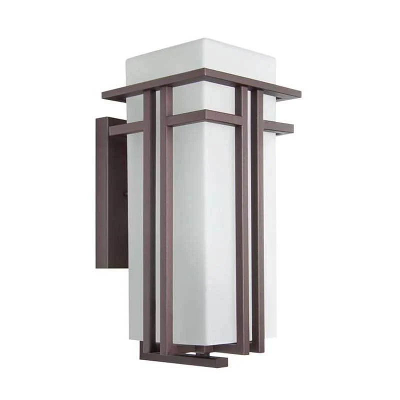 Track lighting for updating office lobbiesWave Lighting 549S Outdoor Villa Large Wall Frosted Diffuser Bronze Fixture