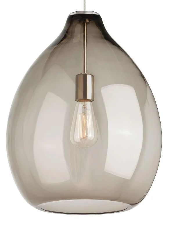 Industrial Lighting for Electronics ManufacturingQuinton 16 in. Bulb LED Pendant Light Smoke Nickel Finish Industrial Lighting for Electronics ManufacturingQuinton 16 in. Bulb LED Pendant Light Smoke Nickel Finish