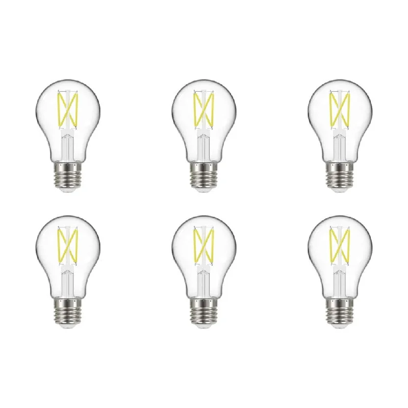 Industrial Lighting for Automotive Manufacturing Plants10.5W LED A19 - Clear - Medium Base - 2700K - 90 CRI - 120V - 6-Pack Industrial Lighting for Automotive Manufacturing Plants10.5W LED A19 - Clear - Medium Base - 2700K - 90 CRI - 120V - 6-Pack