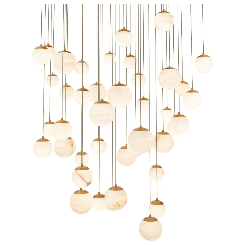 Track lighting for rental propertiesPisces 41-Light 36" LED Square Multi Pendant