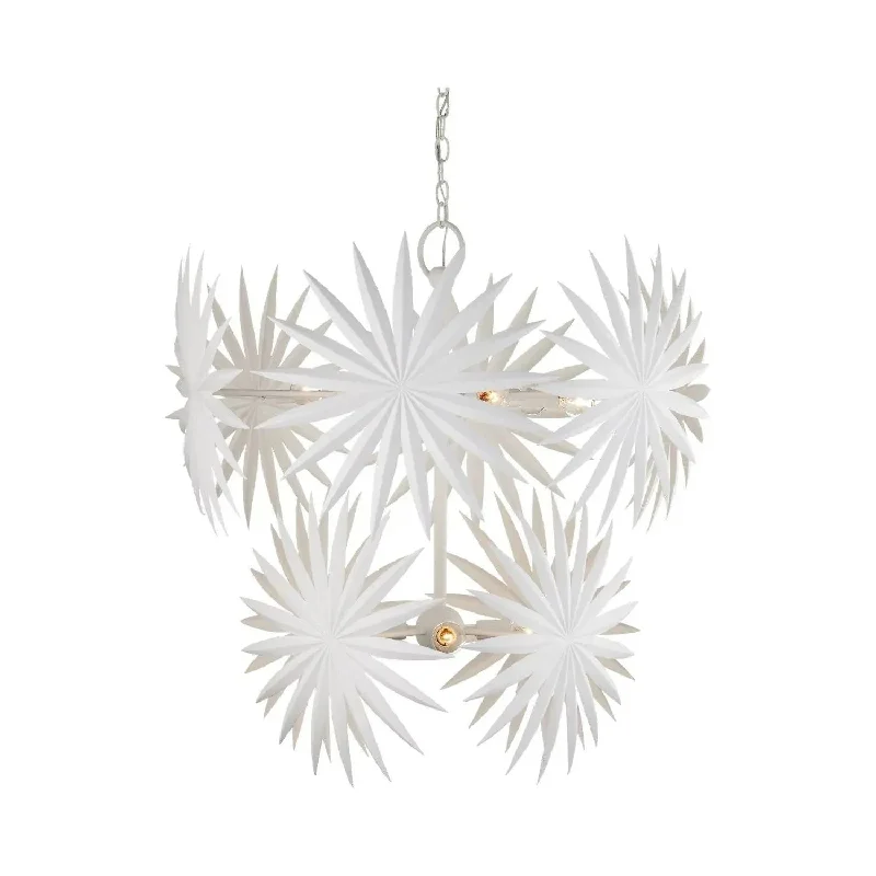 Track lighting with clear glass shadesBismarkia Chandelier