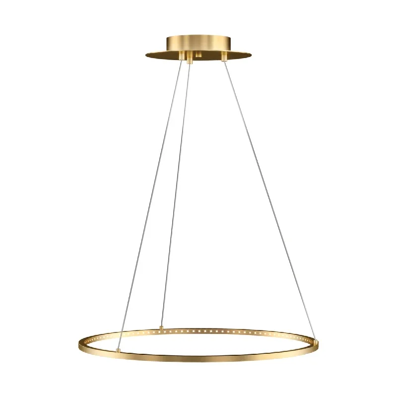 Explosion - Proof Industrial Lighting for Hazardous LocationsVellavi 24 in. Round LED Chandelier Brass Finish Explosion - Proof Industrial Lighting for Hazardous LocationsVellavi 24 in. Round LED Chandelier Brass Finish