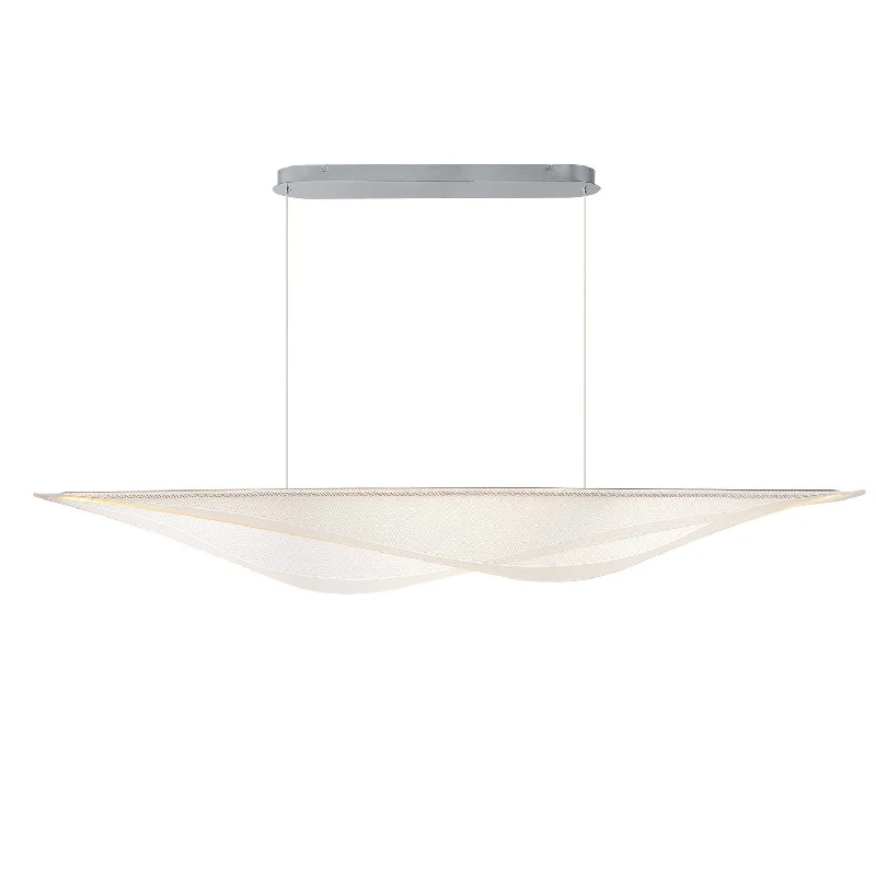 Dimmable Industrial Lighting for Ambiance ControlManta LED Linear Pendant