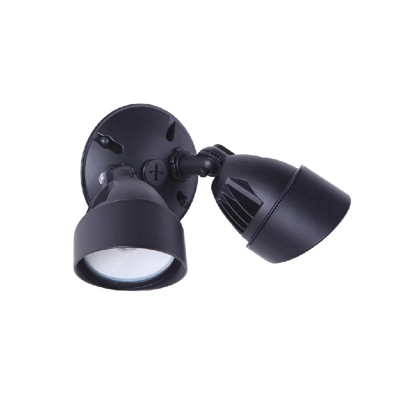 Adjustable Industrial Lighting for Flexible Illumination2 Light Outdoor LED Flood in Bronze