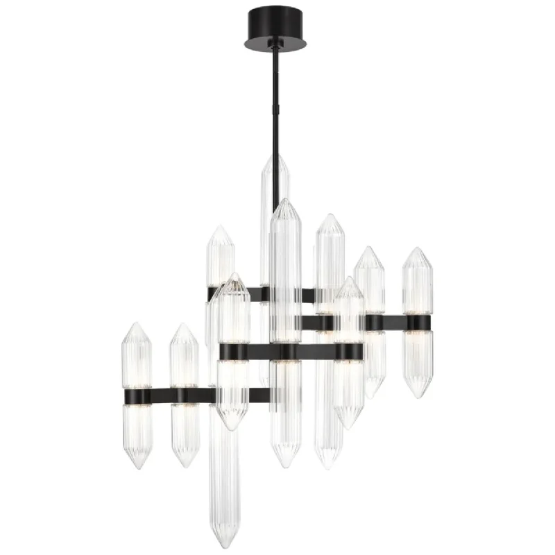Explosion - Proof Industrial Lighting for Hazardous LocationsLangston 31 in. LED Chandelier Dark Bronze finish Explosion - Proof Industrial Lighting for Hazardous LocationsLangston 31 in. LED Chandelier Dark Bronze finish