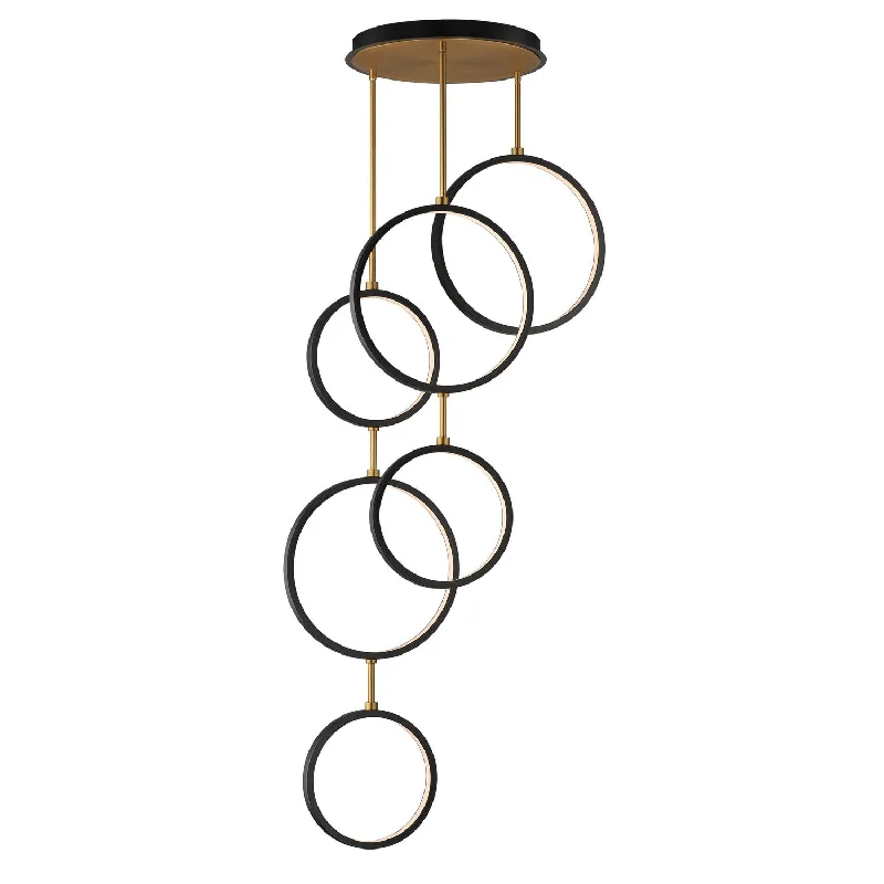 Adjustable Industrial Lighting for Flexible IlluminationHoopla LED Pendant