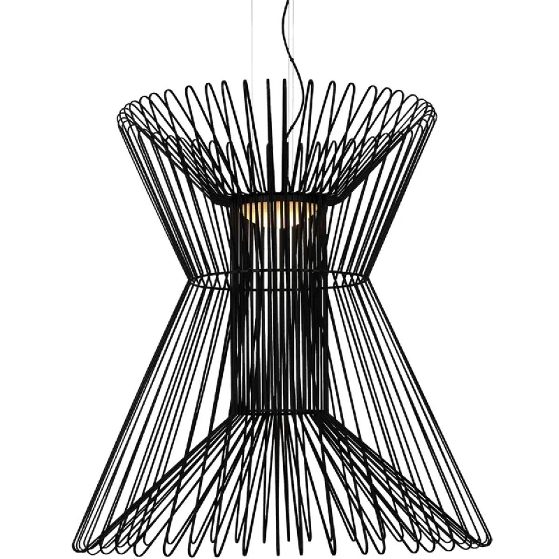 Low - Bay Industrial Lighting Fixtures for Small FactoriesSyrma Grande36 in. LED Pendant Light 3500K Black finish Low - Bay Industrial Lighting Fixtures for Small FactoriesSyrma Grande36 in. LED Pendant Light 3500K Black finish