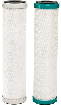 White track lighting for a clean lookGe Dual Stage Drinking Water Replacement Filter
