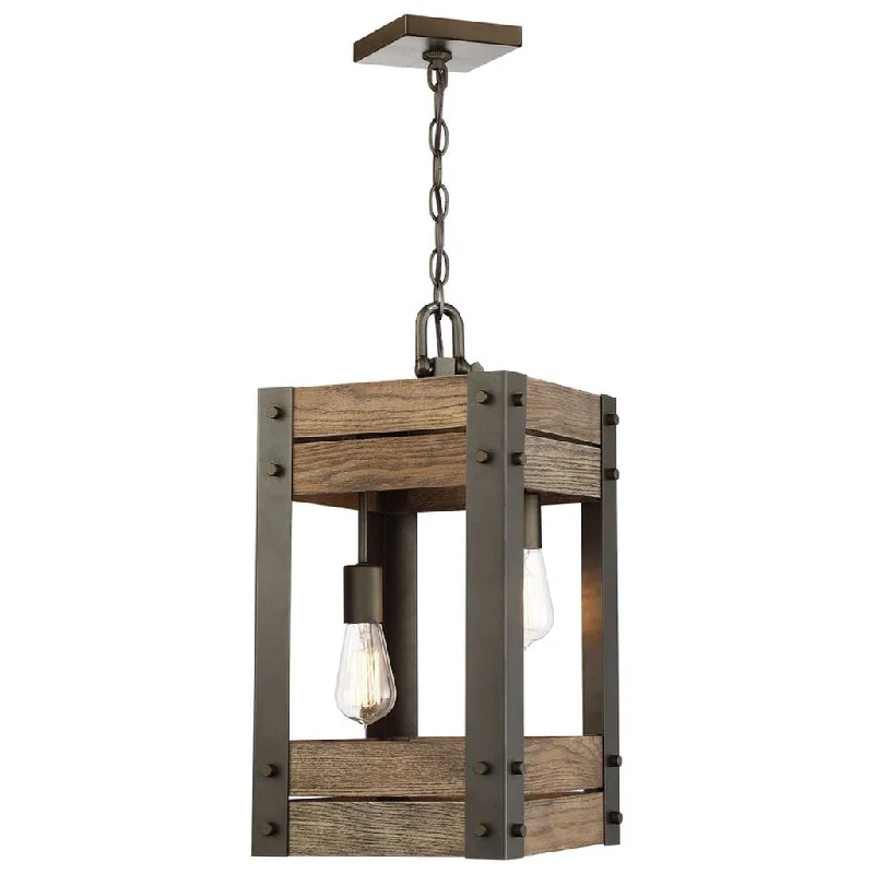 Industrial Lighting for Textile MillsWINCHESTER 2 LIGHT PENDANT