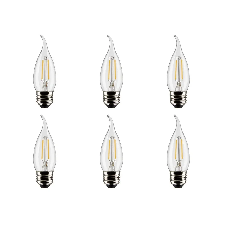 Shock - Resistant Industrial Lighting for Vibrating Machinery Areas3W CA10 LED - Clear - Medium base - 90 CRI - 2700K - 120V - 6-Pack Shock - Resistant Industrial Lighting for Vibrating Machinery Areas3W CA10 LED - Clear - Medium base - 90 CRI - 2700K - 120V - 6-Pack
