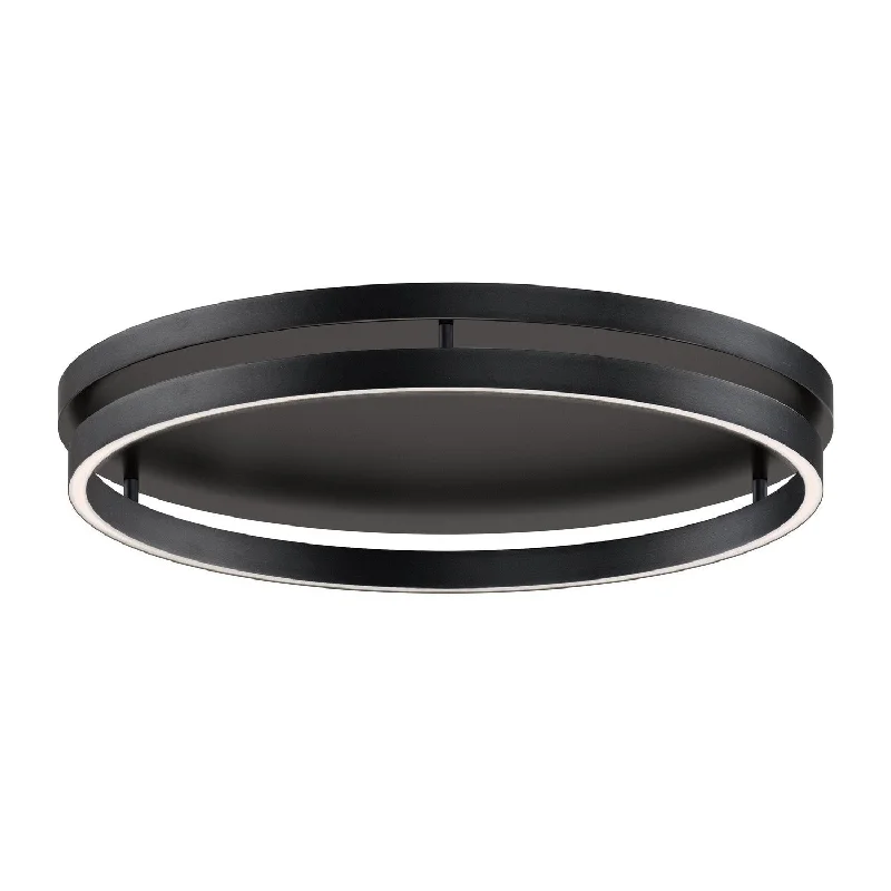 Shock - Resistant Industrial Lighting for Vibrating Machinery AreasGroove 5CCT LED Flush Mount