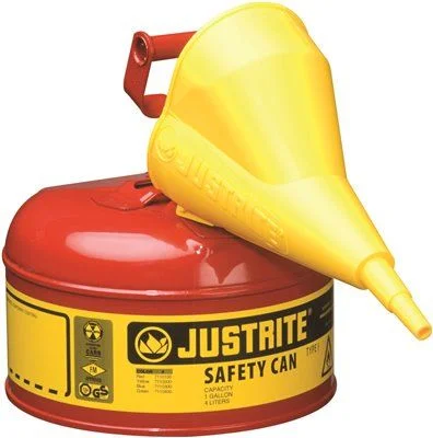 Track lighting for highlighting bookcasesJustrite Type I Safety Cans For Flammables 1 Gallon Red With Funnel