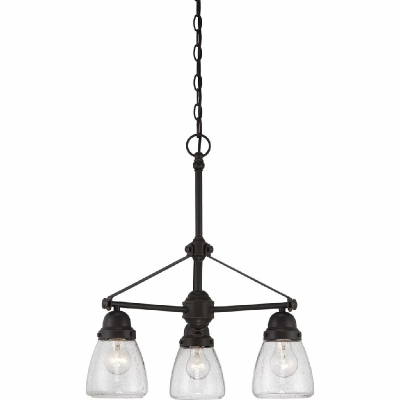 Industrial Task Lighting for Precision WorkstationsLAUREL - 3 LIGHT CHANDELIER