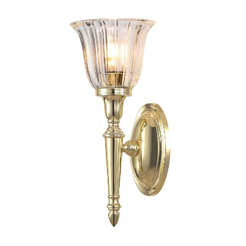 Adjustable track lighting for living roomsasian - inspired wall lamps with bamboo or paper shades for a zen - like Dryden 1Lt Bathroom Wall Light IP44 - Various Styles
