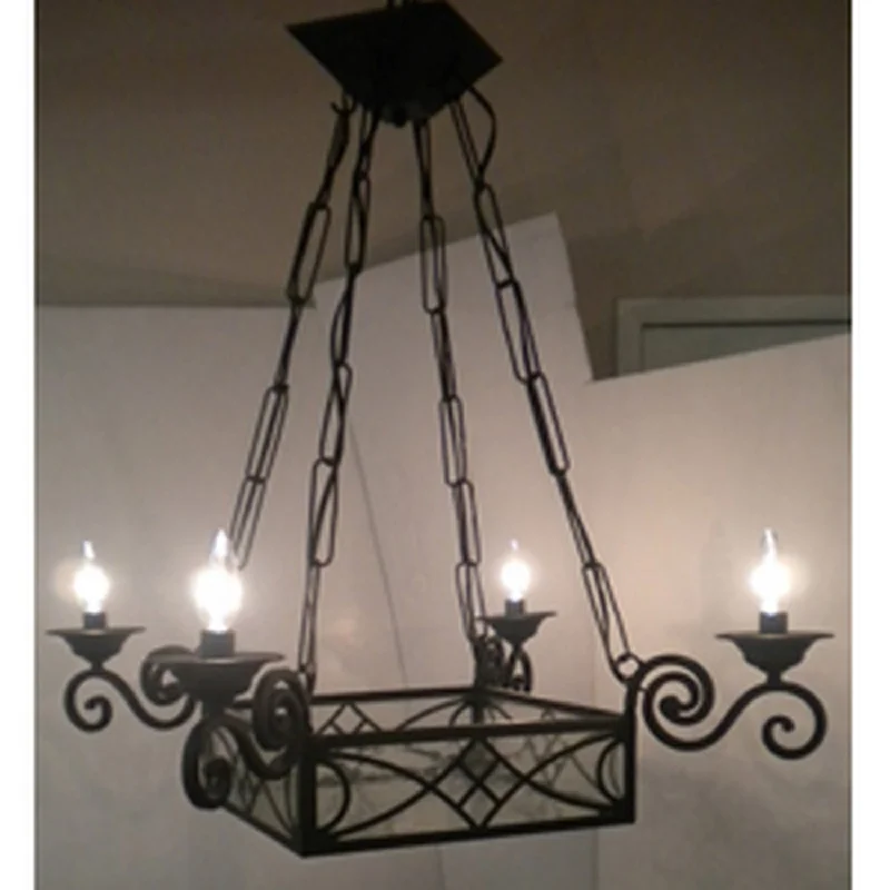 Industrial Flood Lighting for Outdoor Loading DocksFour Light Pendant