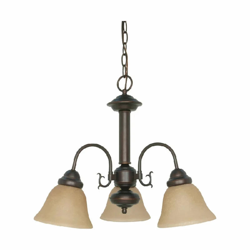 Industrial Pendant Lighting for Machine ShopsBALLERINA 3 LIGHT CHANDELIER